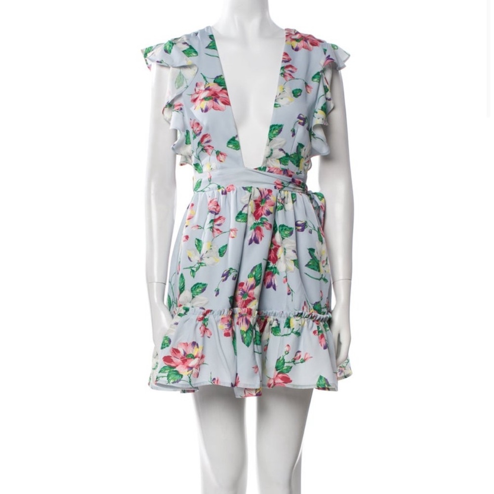 Like New MAJORELLE Misty Dress in Blue Paradise XS - Picture 2 of 4